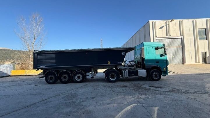 DAF TRACTOR + SEMI REMORQUE BENALU